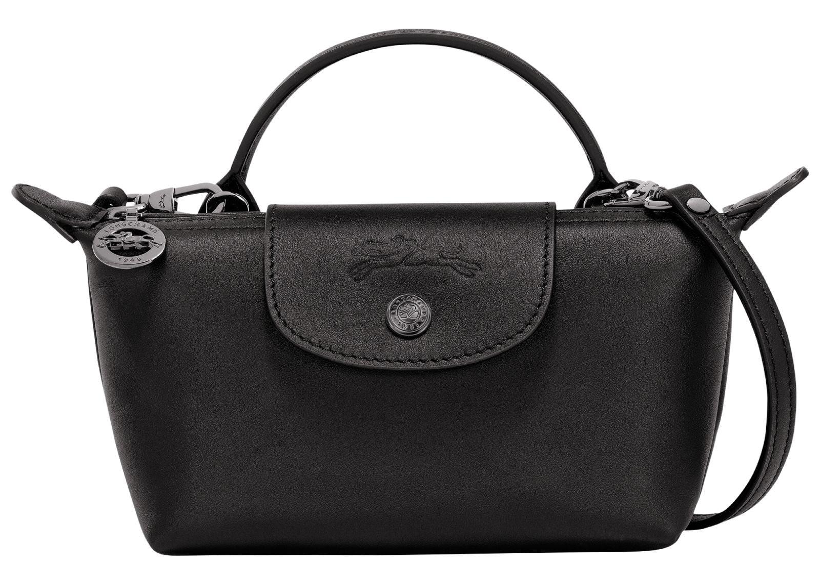 Longchamp Le Pliage Xtra XS Pouch Leather Black - Mind Türkiye