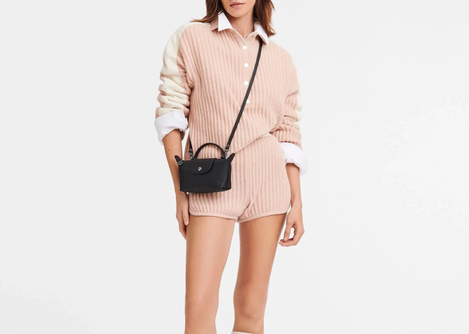 Longchamp Le Pliage Xtra XS Pouch Leather Black - Mind Türkiye