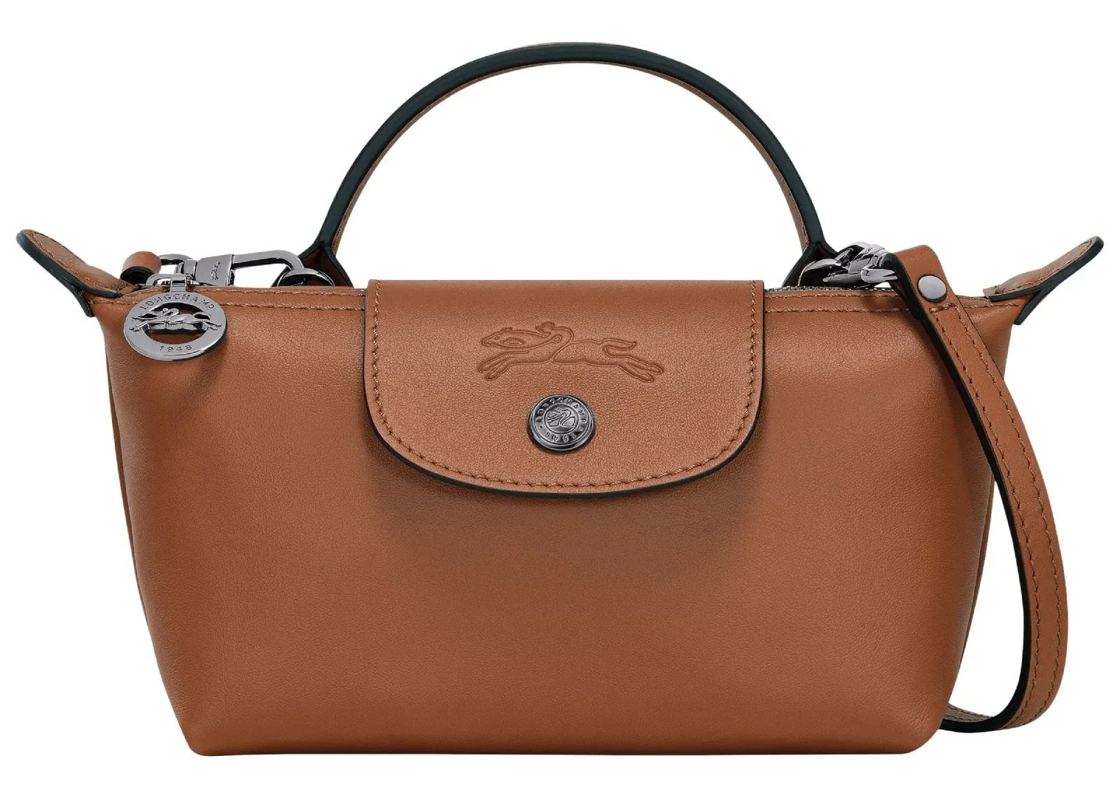 Longchamp Le Pliage Xtra XS Pouch Leather Cognac - Mind Türkiye