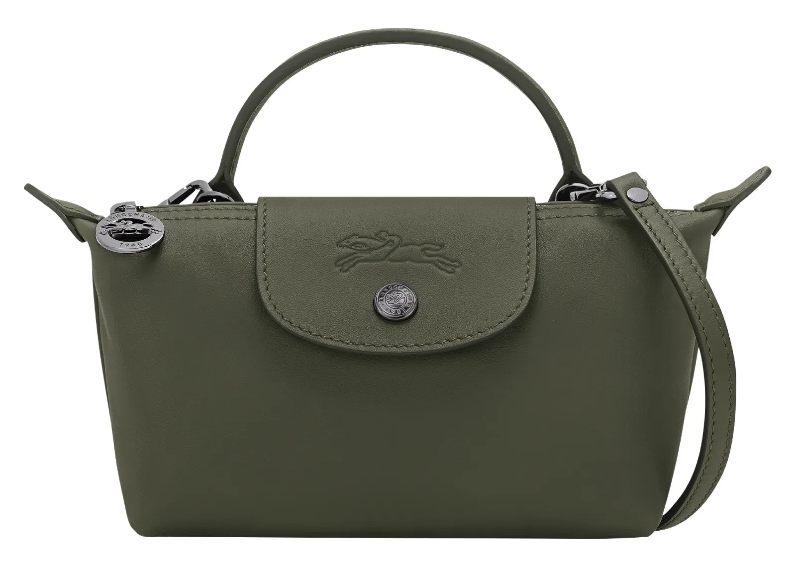 Longchamp Le Pliage Xtra XS Pouch Leather Fir - Mind Türkiye
