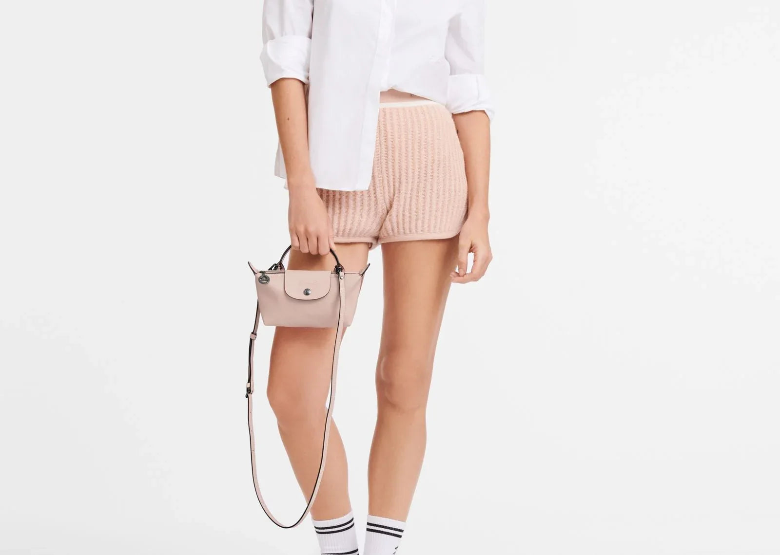 Longchamp Le Pliage Xtra XS Pouch Leather Nude - Mind Türkiye