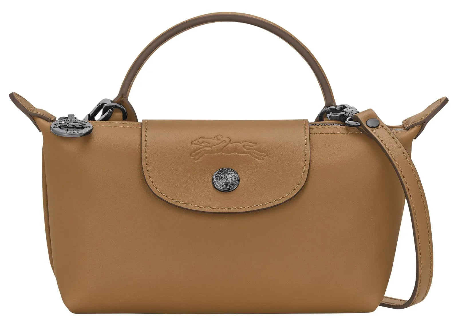 Longchamp Le Pliage Xtra XS Pouch Leather Tobacco - Mind Türkiye
