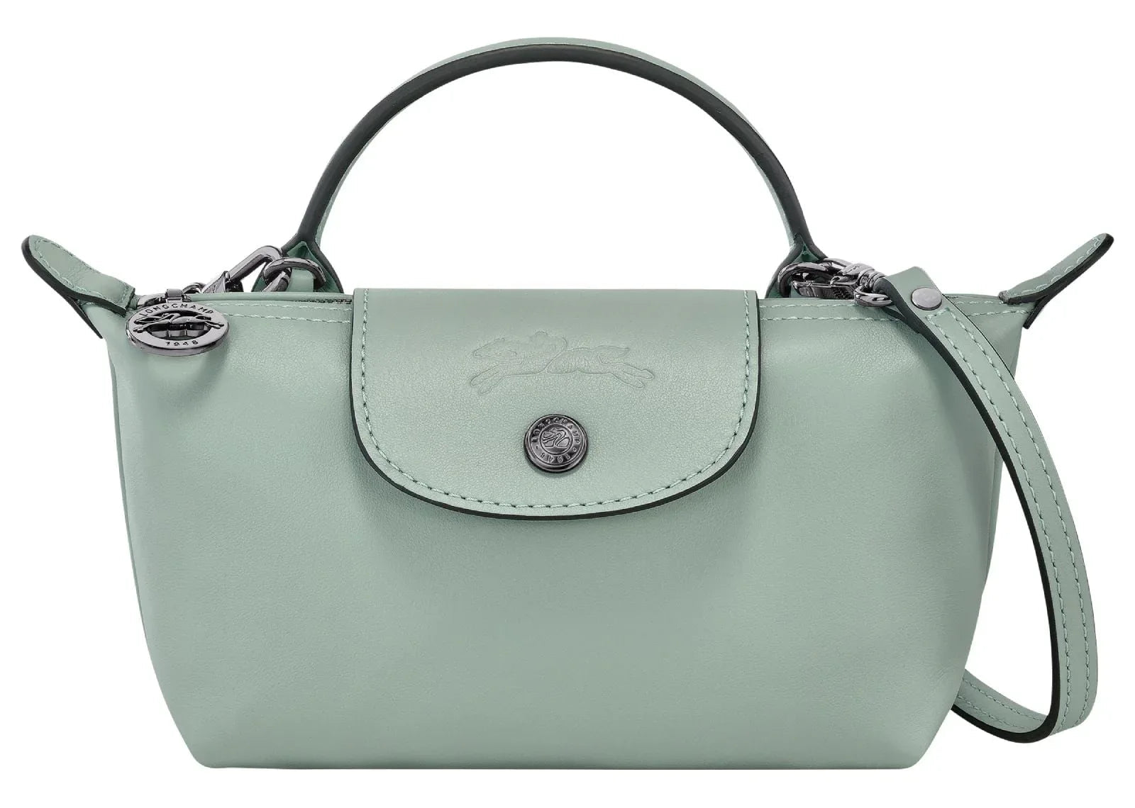 Longchamp Le Pliage Xtra XS Pouch Leather Vervain - Mind Türkiye