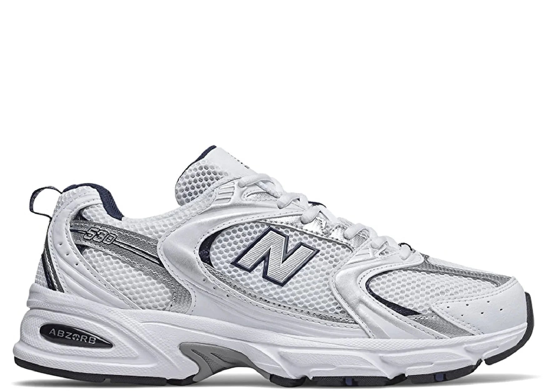 New Balance 530 White Silver Navy - Mind Türkiye