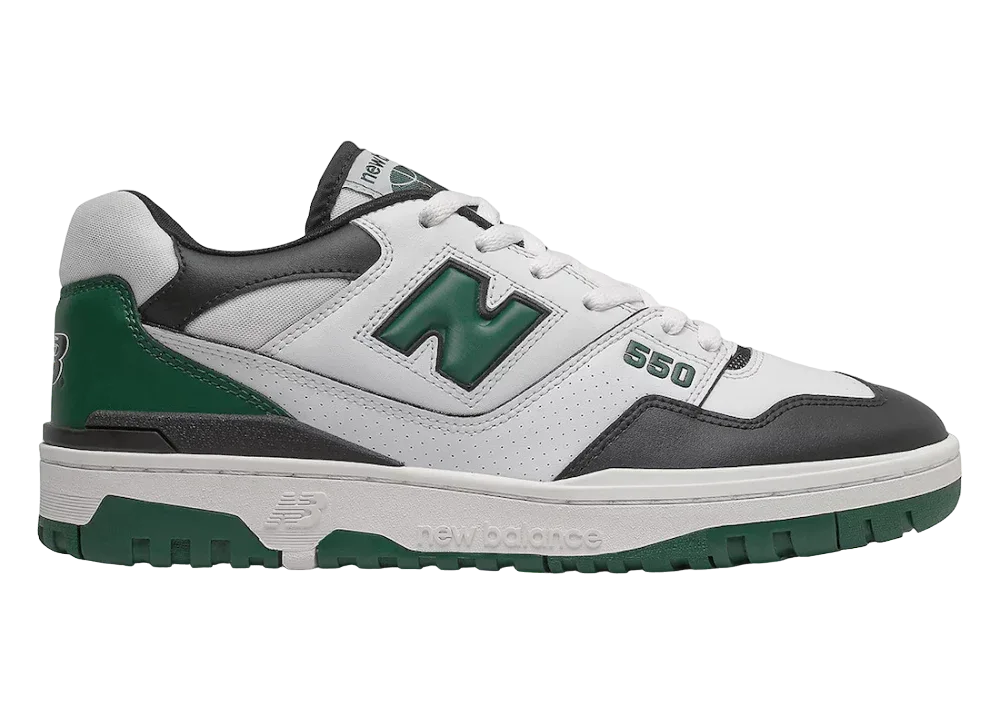 New Balance 550 White Green Black - Mind Türkiye