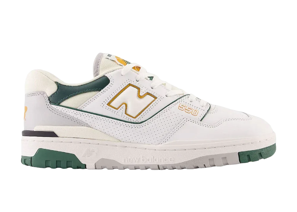 New Balance 550 White Nightwatch Green - Mind Türkiye