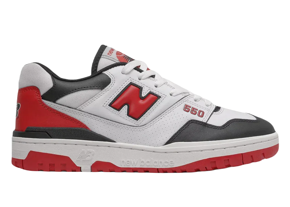 New Balance 550 White Red Black - Mind Türkiye
