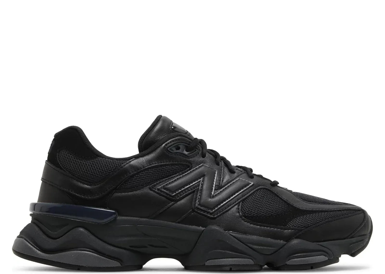 New Balance 9060 Triple Black Leather