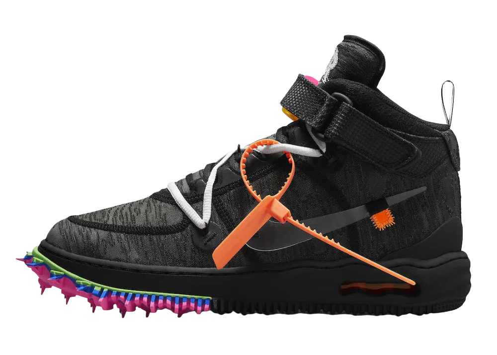 Nike Air Force 1 Mid Off-White Black - Mind Türkiye