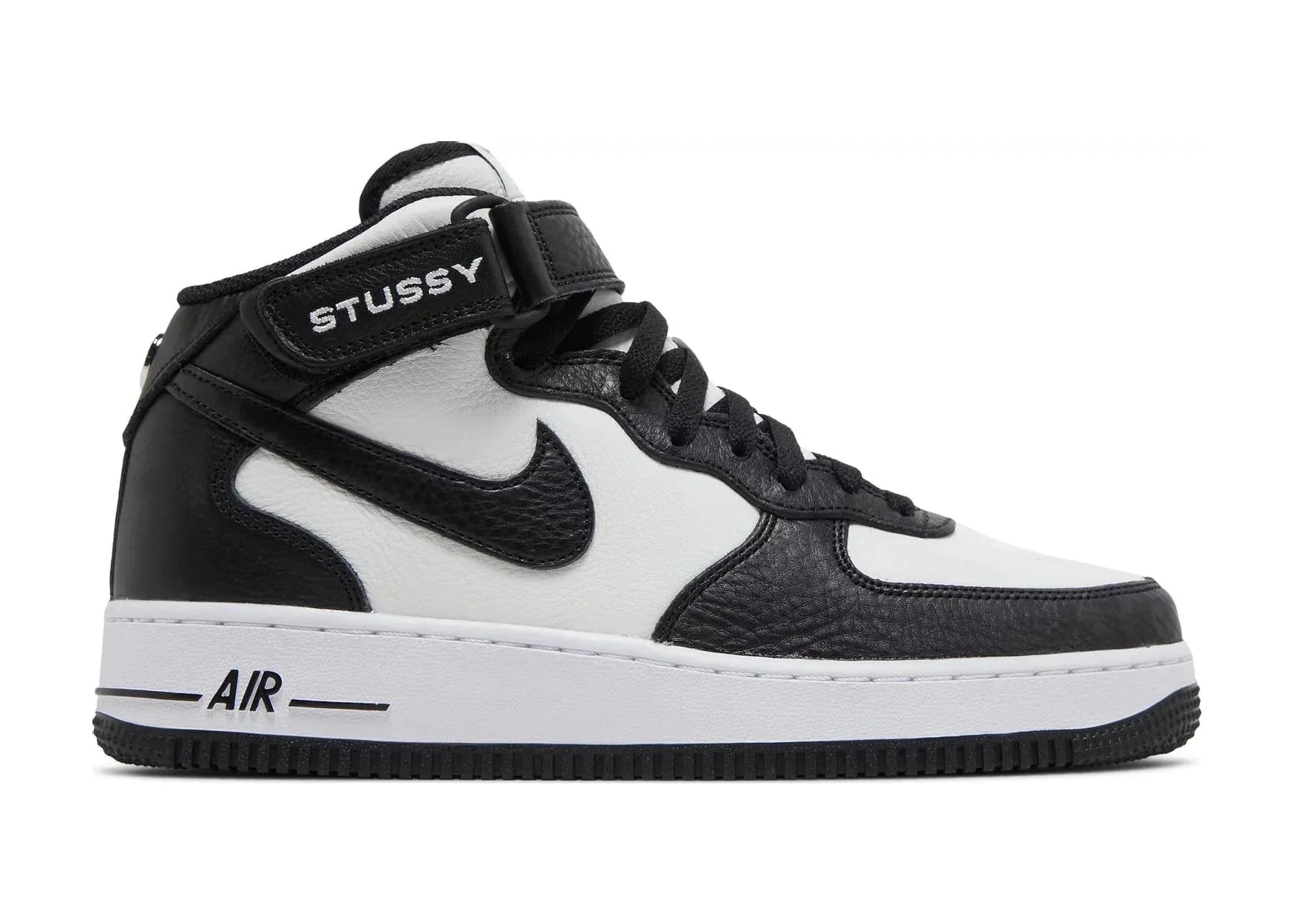 Nike Air Force 1 Mid Stussy Light Bone Black - Mind Türkiye