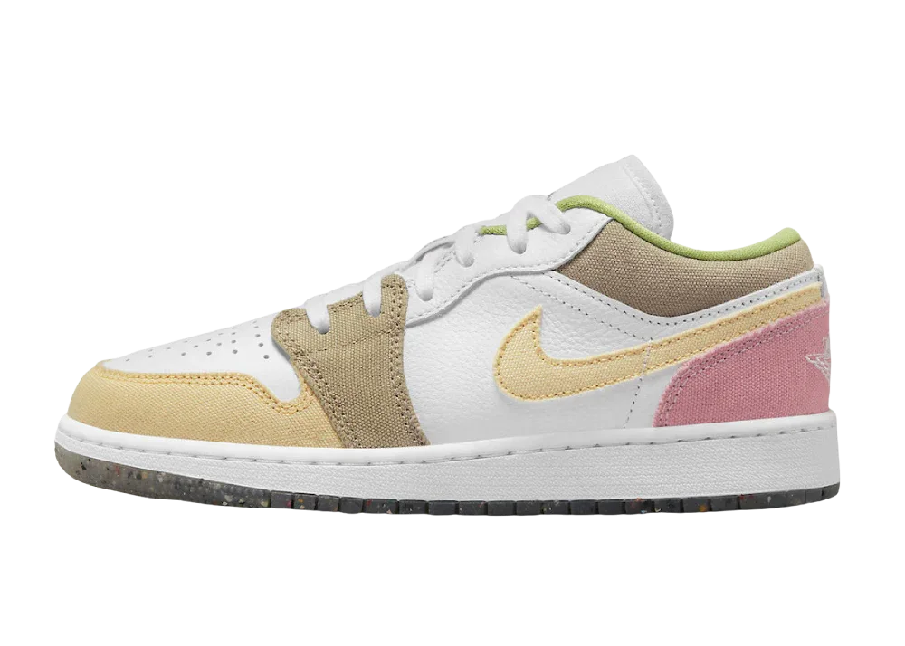 Nike Air Jordan 1 Low Pastel Grind Vivid Green (GS) - Mind Türkiye