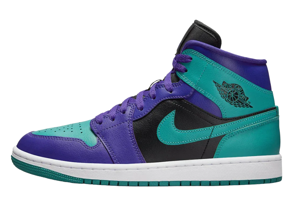 Nike Air Jordan 1 Mid Black Grape (W) - Mind Türkiye
