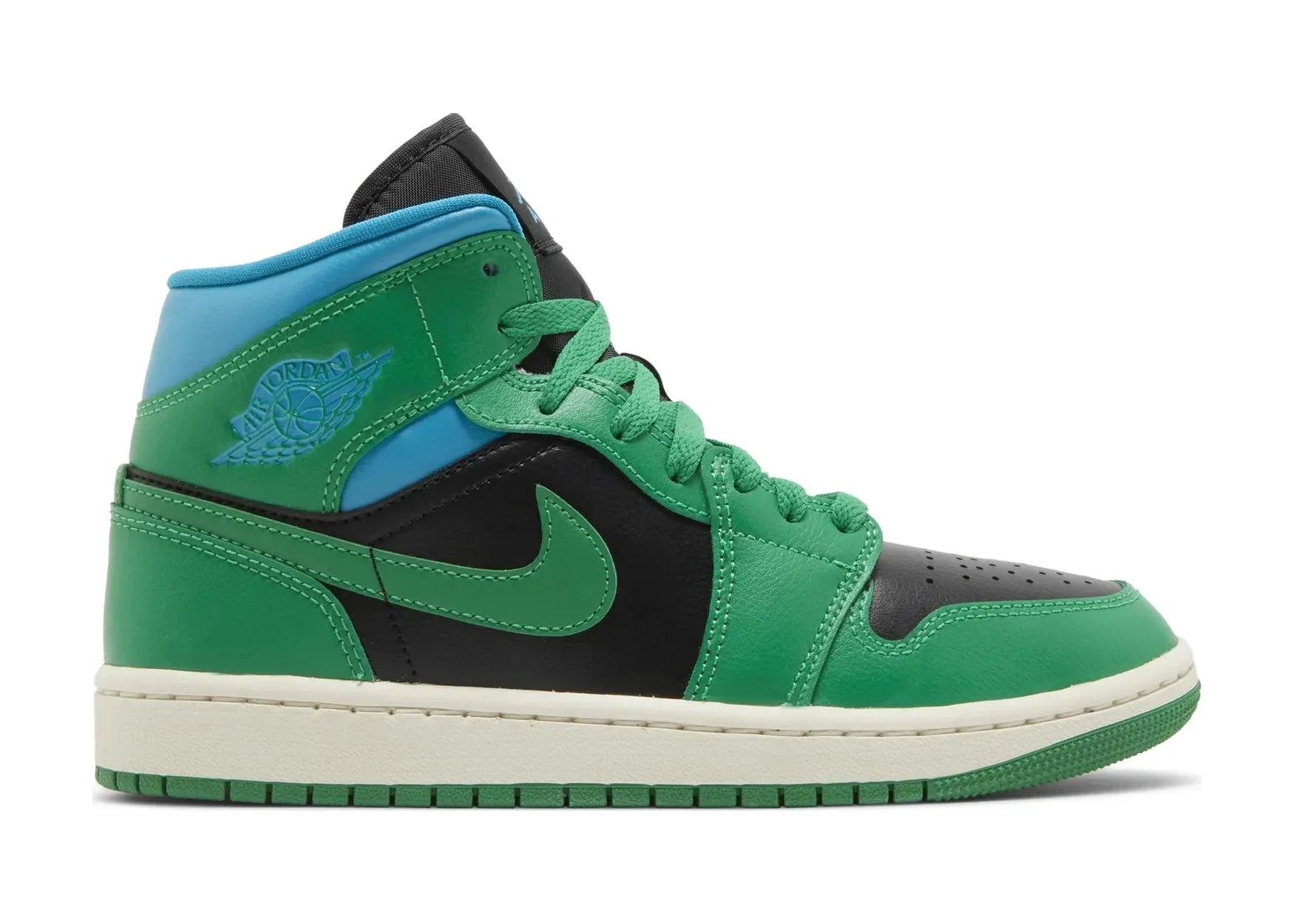 Nike Air Jordan 1 Mid Lucky Green Aquatone (W) - Mind Türkiye