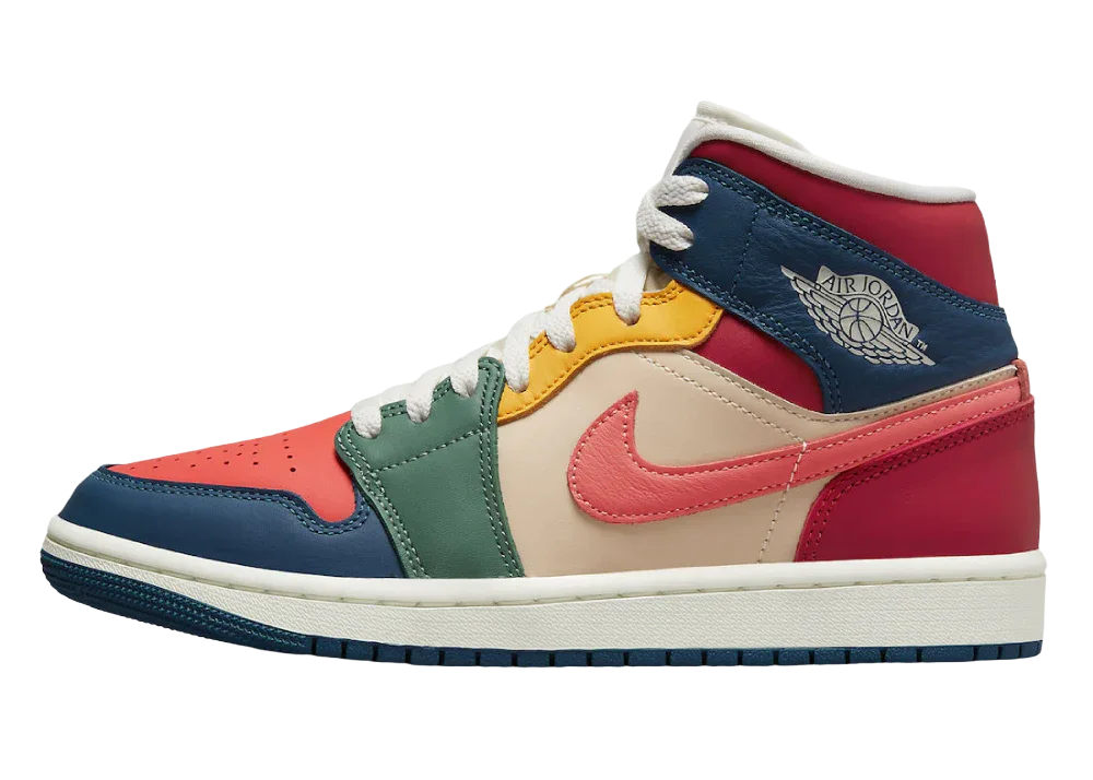 Nike Air Jordan 1 Mid Multi Color (2022) (W) - Mind Türkiye