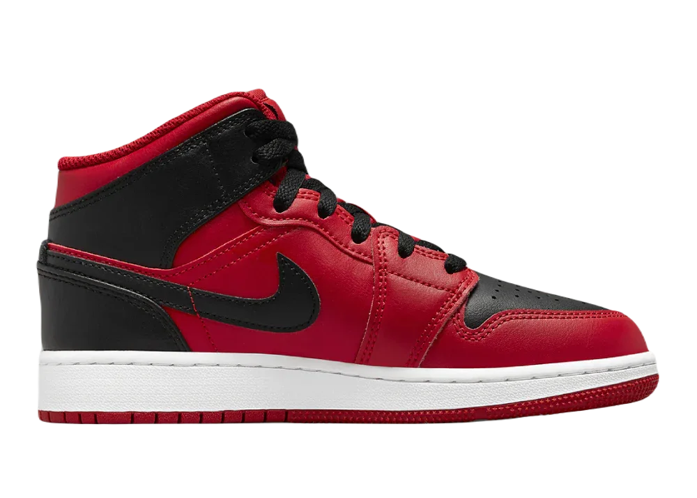 Nike Air Jordan 1 Mid Reverse Bred (2021) (GS) - Mind Türkiye