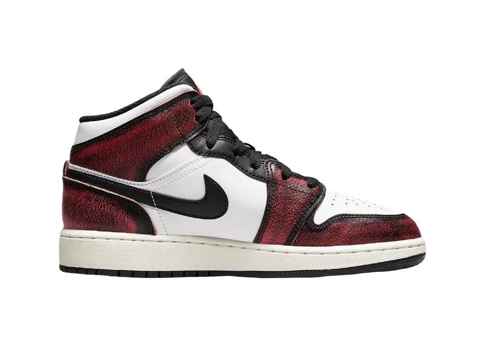 Nike Air Jordan 1 Mid SE Black Infrared 23 (GS) - Mind Türkiye