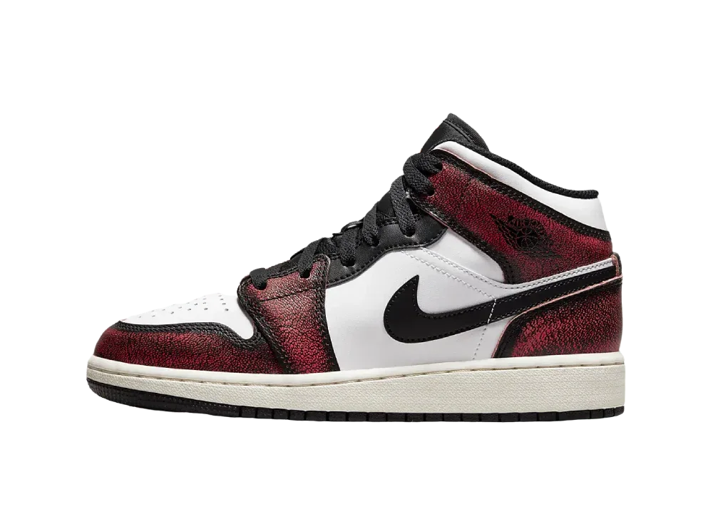 Nike Air Jordan 1 Mid SE Black Infrared 23 (GS) - Mind Türkiye