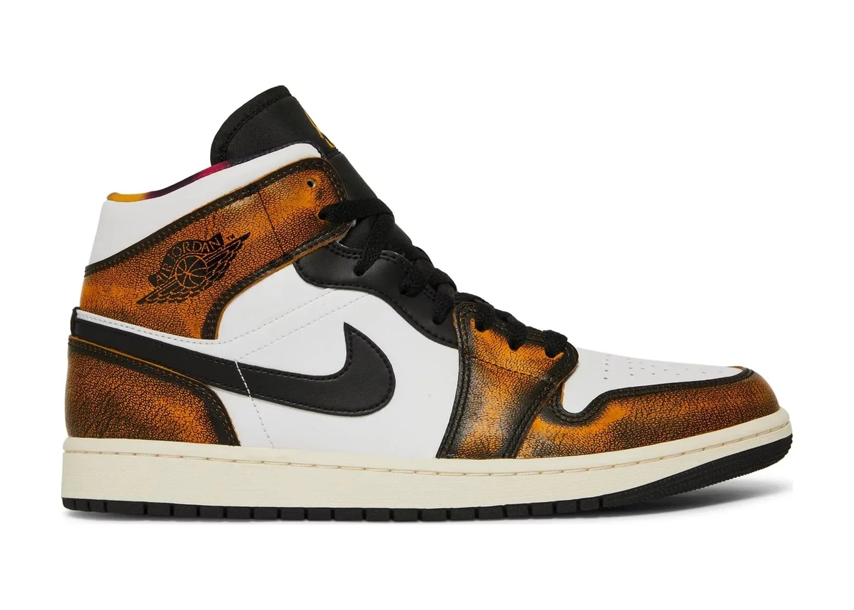 Nike Air Jordan 1 Mid SE Orange Wear Away