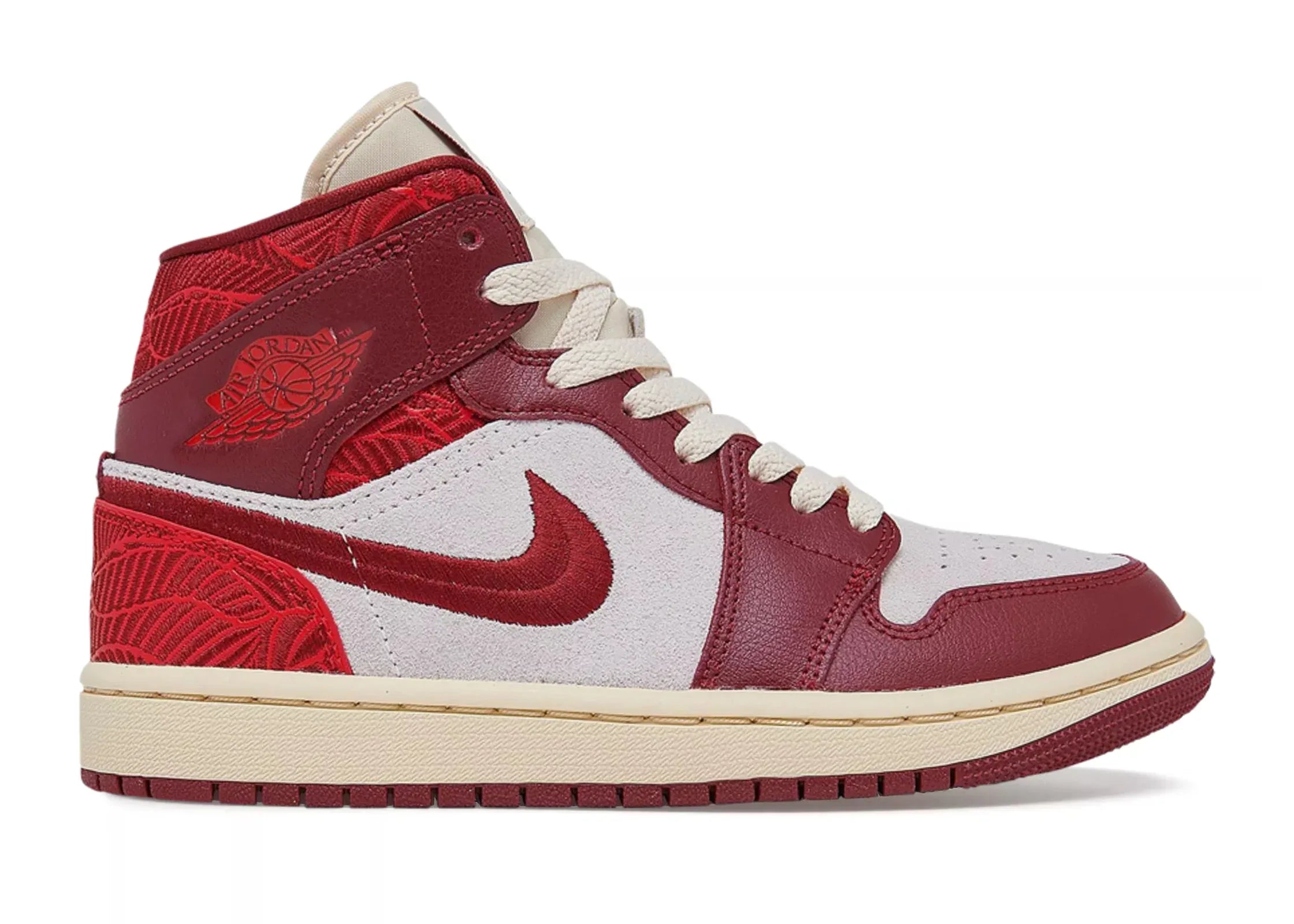 Nike Air Jordan 1 Mid SE Tiki Leaf Team Red (W) - Mind Türkiye