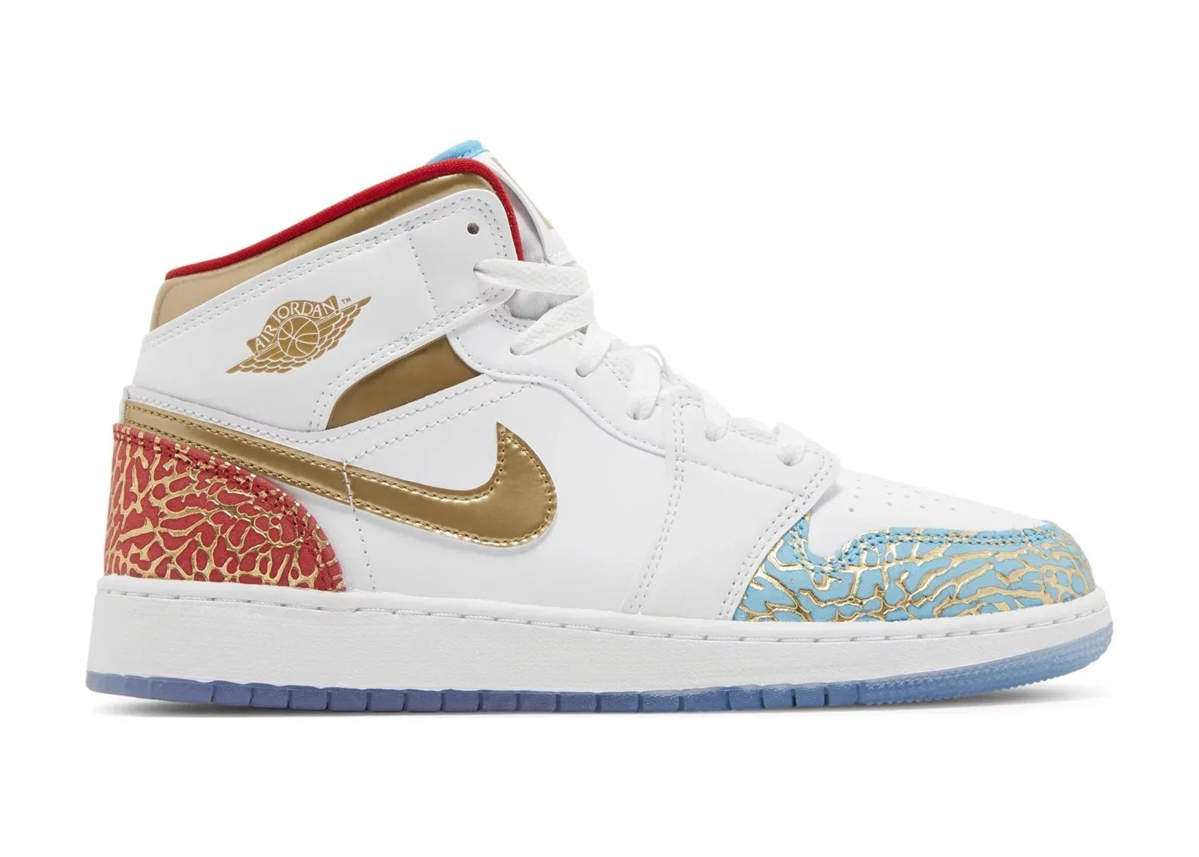 Nike Air Jordan 1 Mid Sneaker School NC To Chicago (GS) - Mind Türkiye