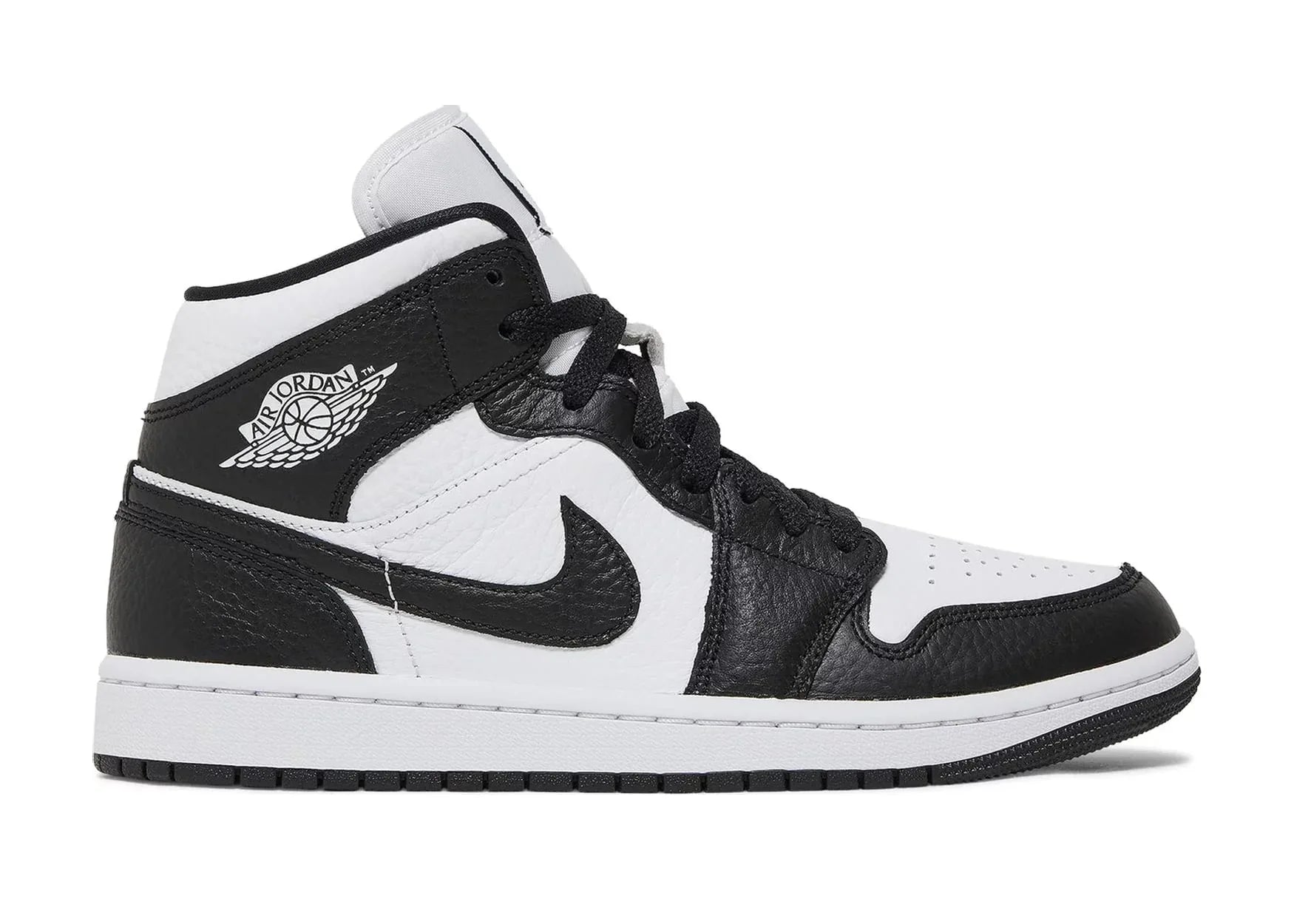 Nike Air Jordan 1 Mid Split Black White (W) - Mind Türkiye
