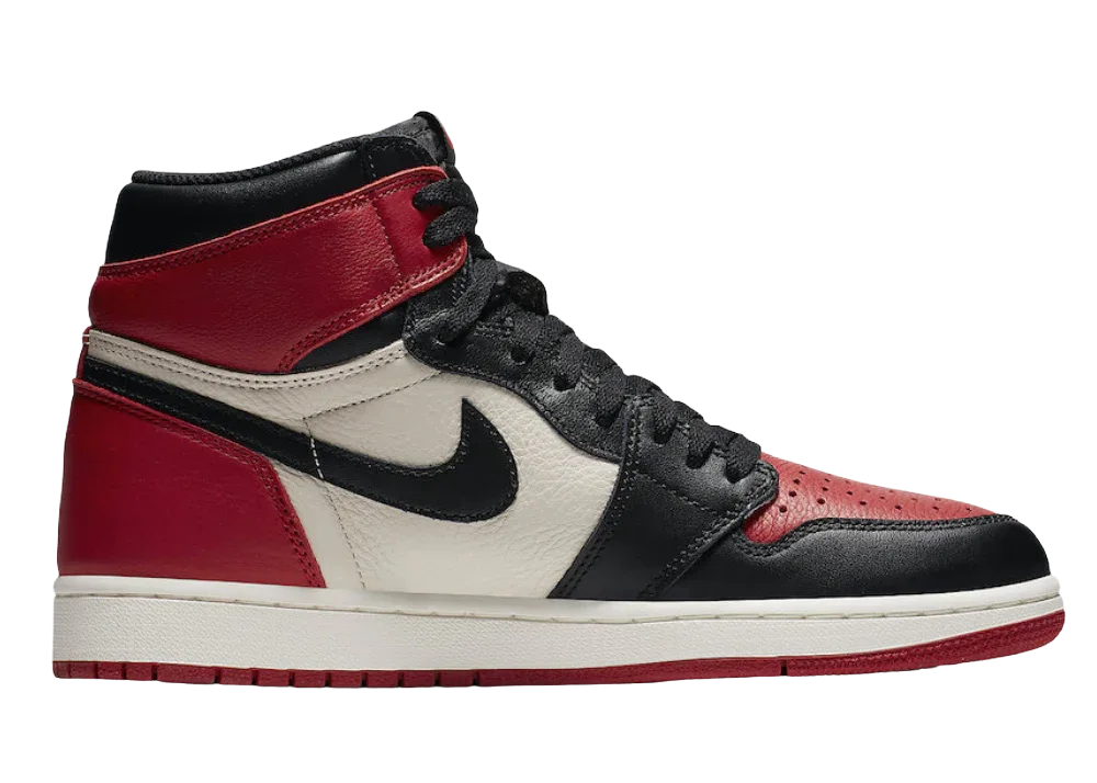 Nike Air Jordan 1 Retro High Bred Toe