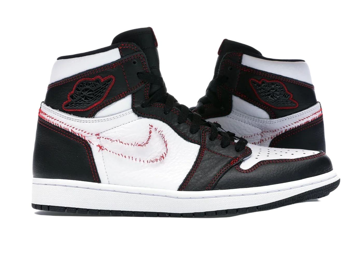 Nike Air Jordan 1 Retro High Defiant White Black Gym Red