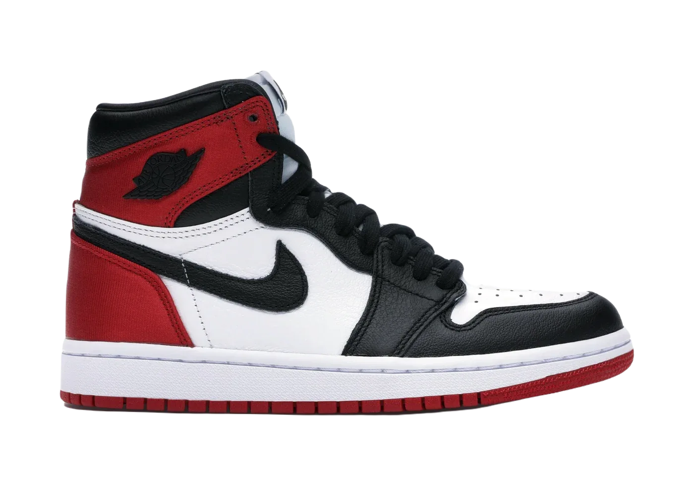 Nike Air Jordan 1 Retro High Satin Black Toe (W)