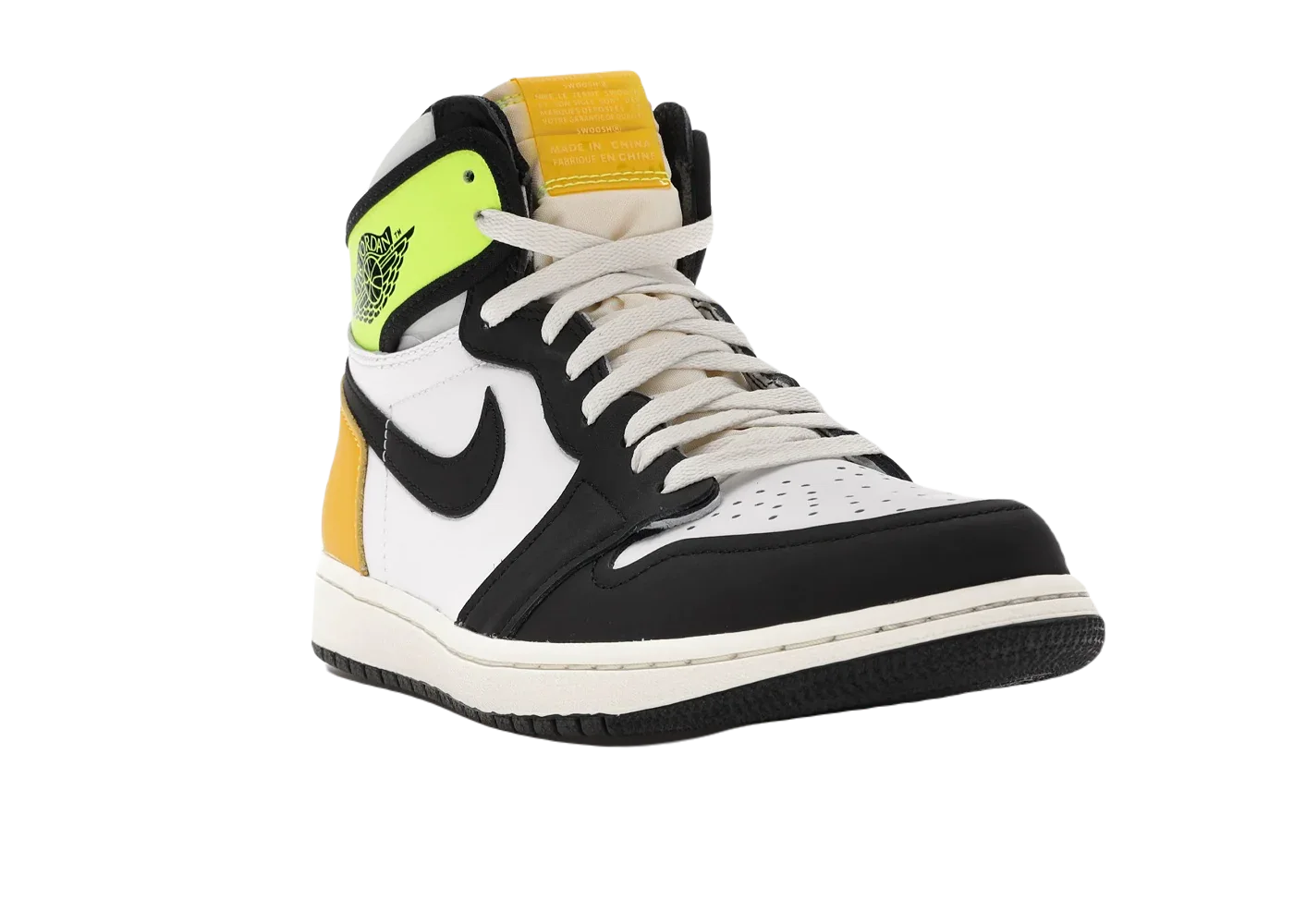 Nike Air Jordan 1 Retro High White Black Volt University Gold - Mind Türkiye
