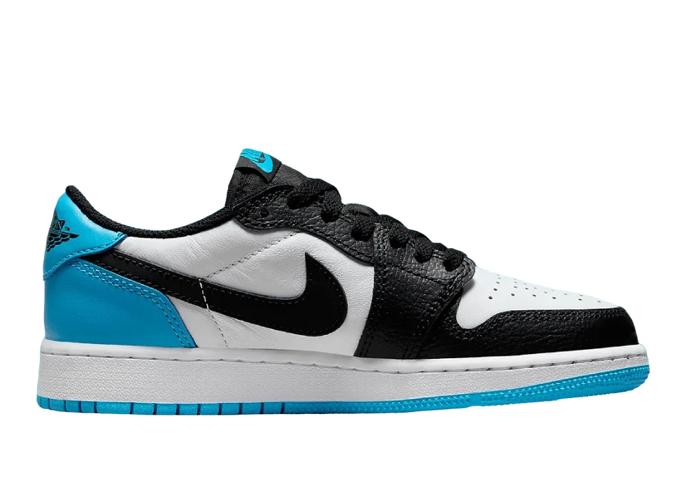 Nike Air Jordan 1 Retro Low OG Black Dark Powder Blue (GS) - Mind Türkiye