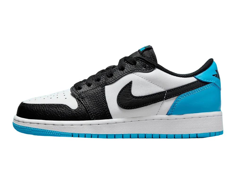 Nike Air Jordan 1 Retro Low OG Black Dark Powder Blue (GS) - Mind Türkiye