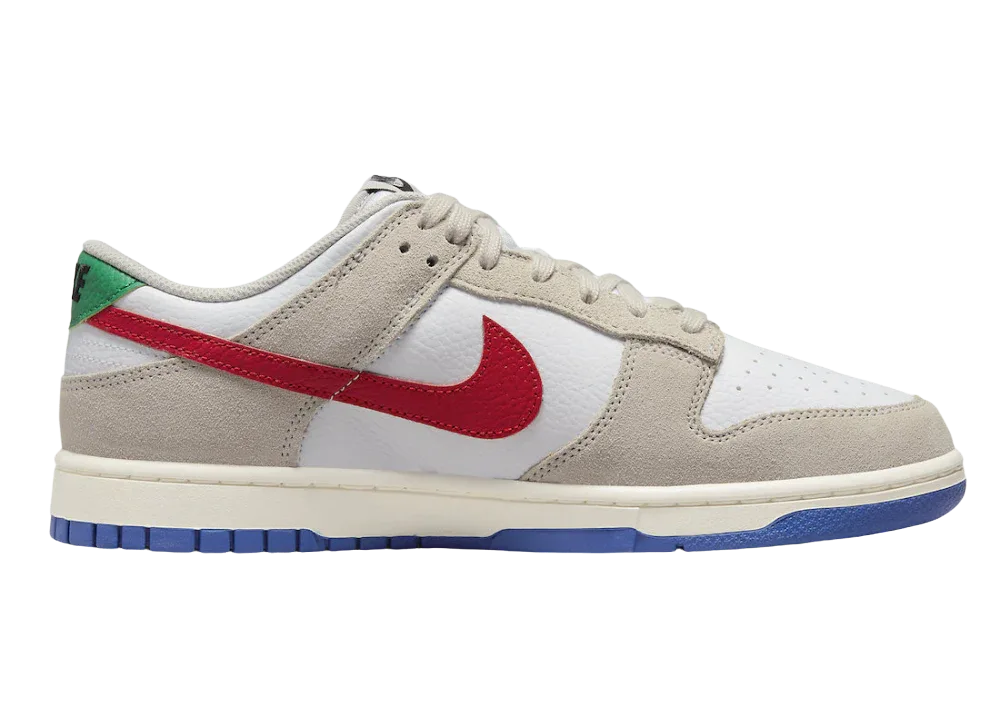 Nike Dunk Low Light Iron Ore Red Blue