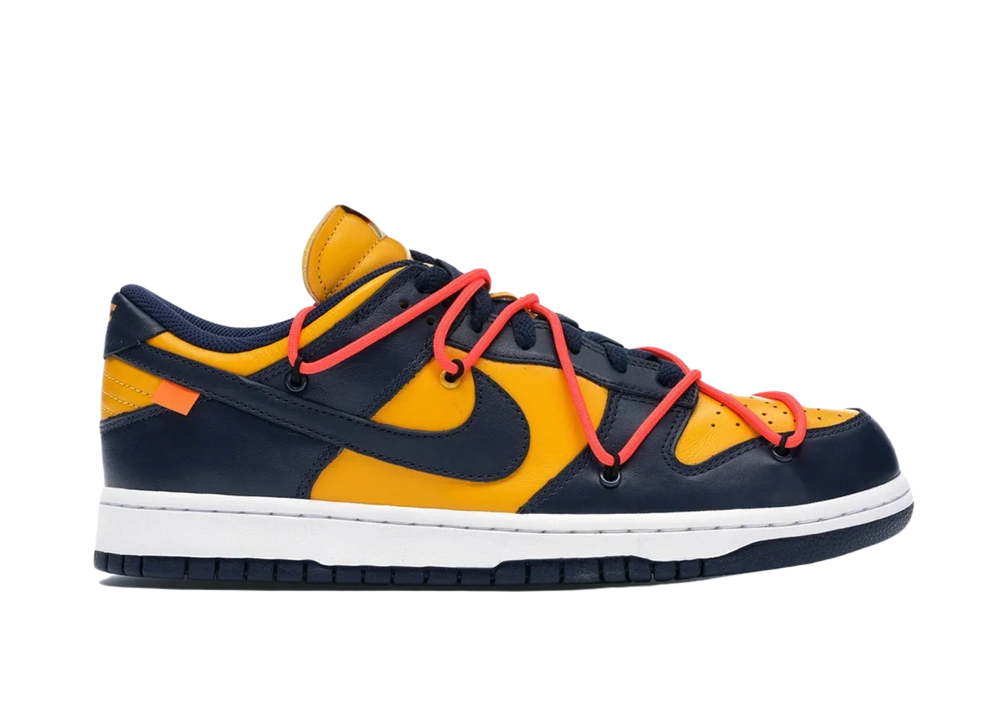 Nike Dunk Low Off-White University Gold Midnight Navy