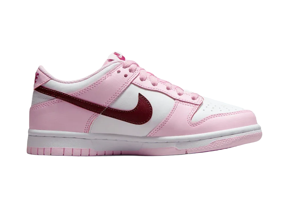 Nike Dunk Low Pink Foam Red White (GS)