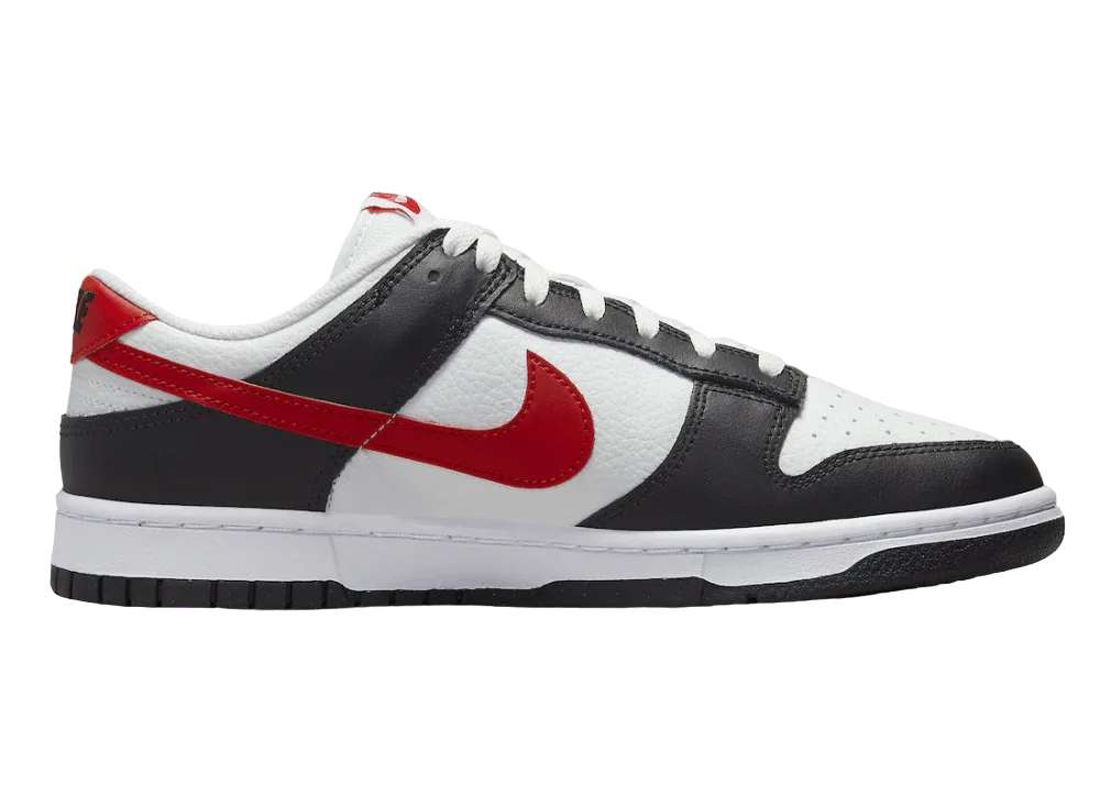 Nike Dunk Low Retro Red Swoosh Panda
