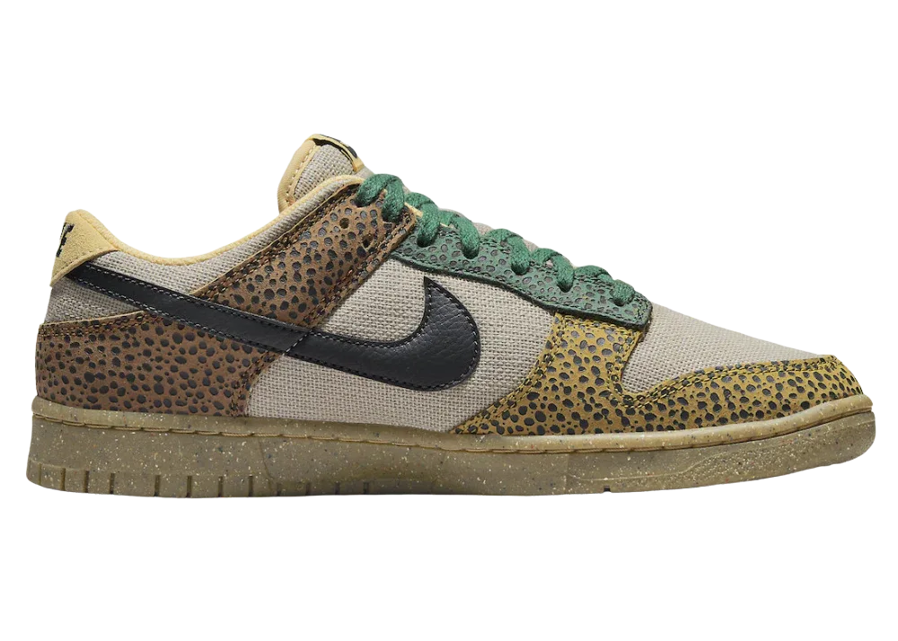 Nike Dunk Low Safari Golden Moss