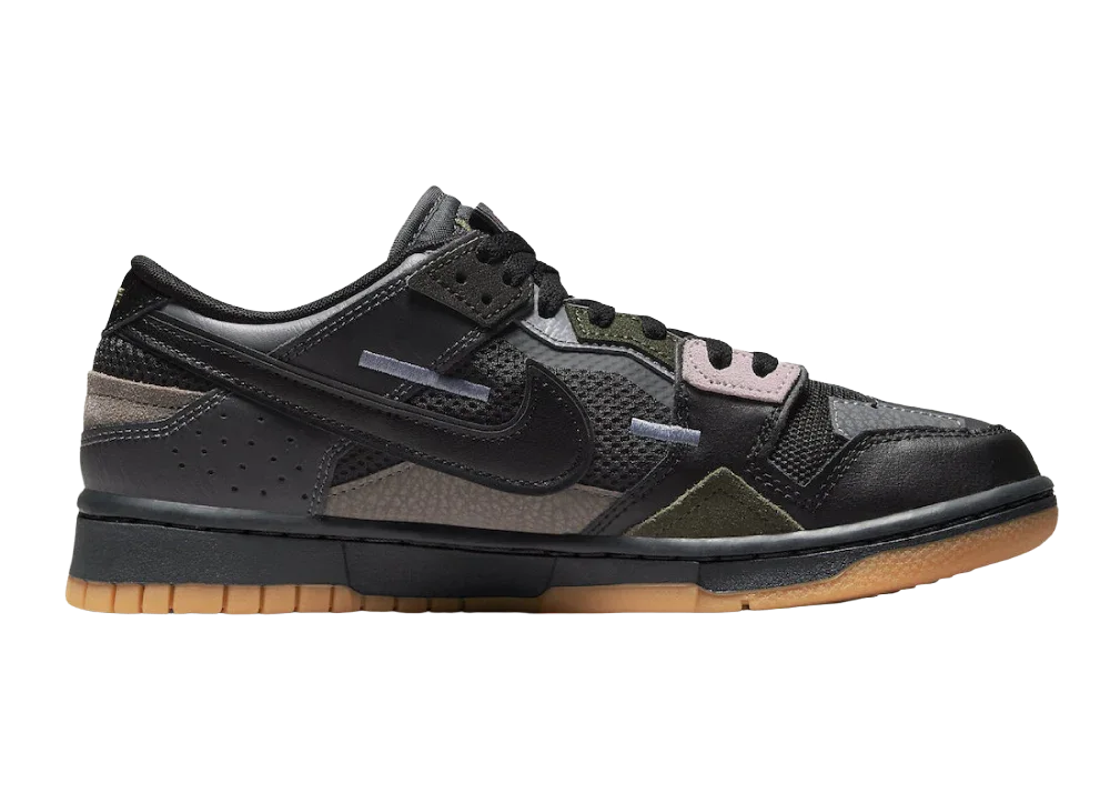 Nike Dunk Low Scrap Black Gum