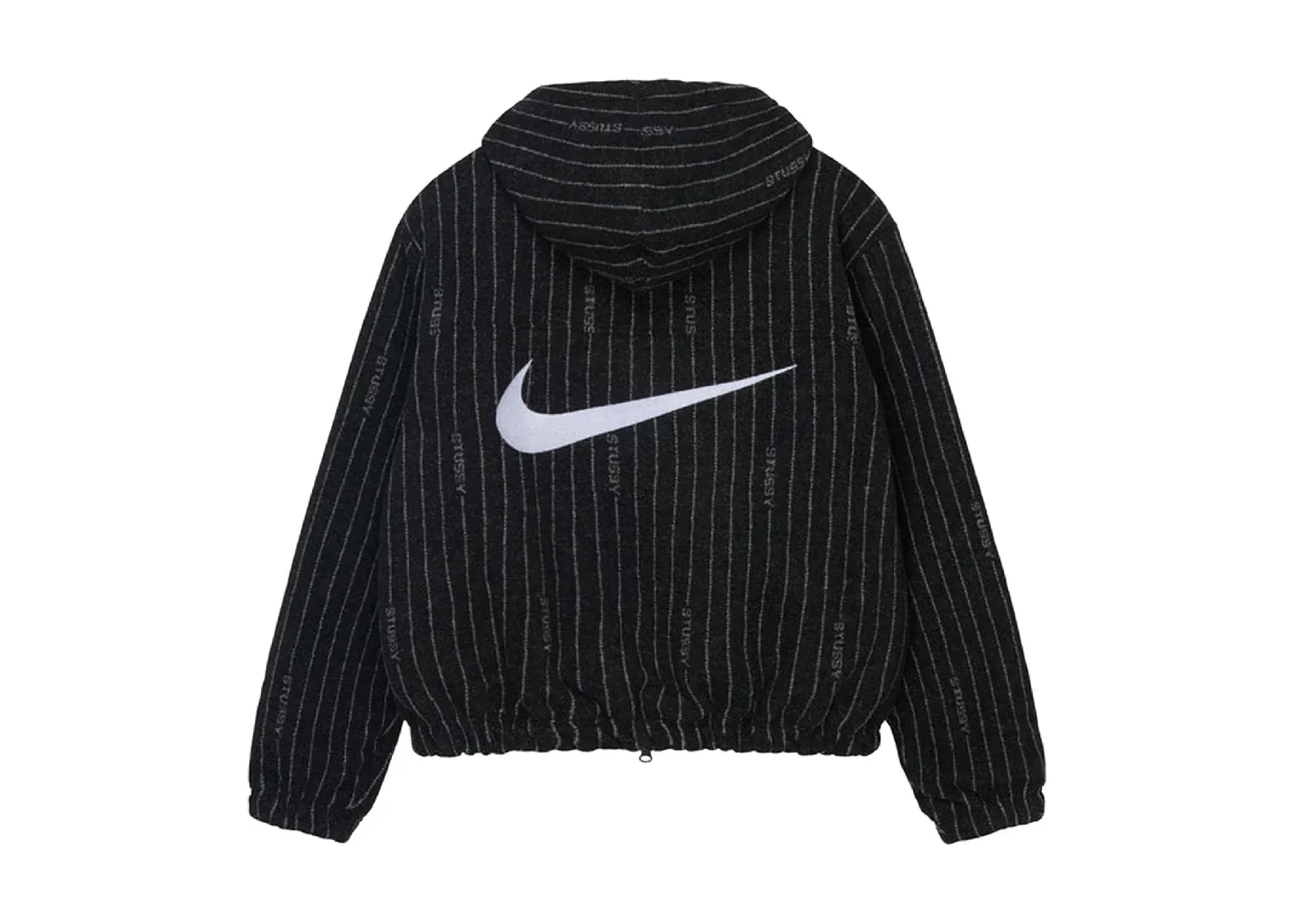 Nike x Stussy Striped Wool Jacket Black - Mind Türkiye