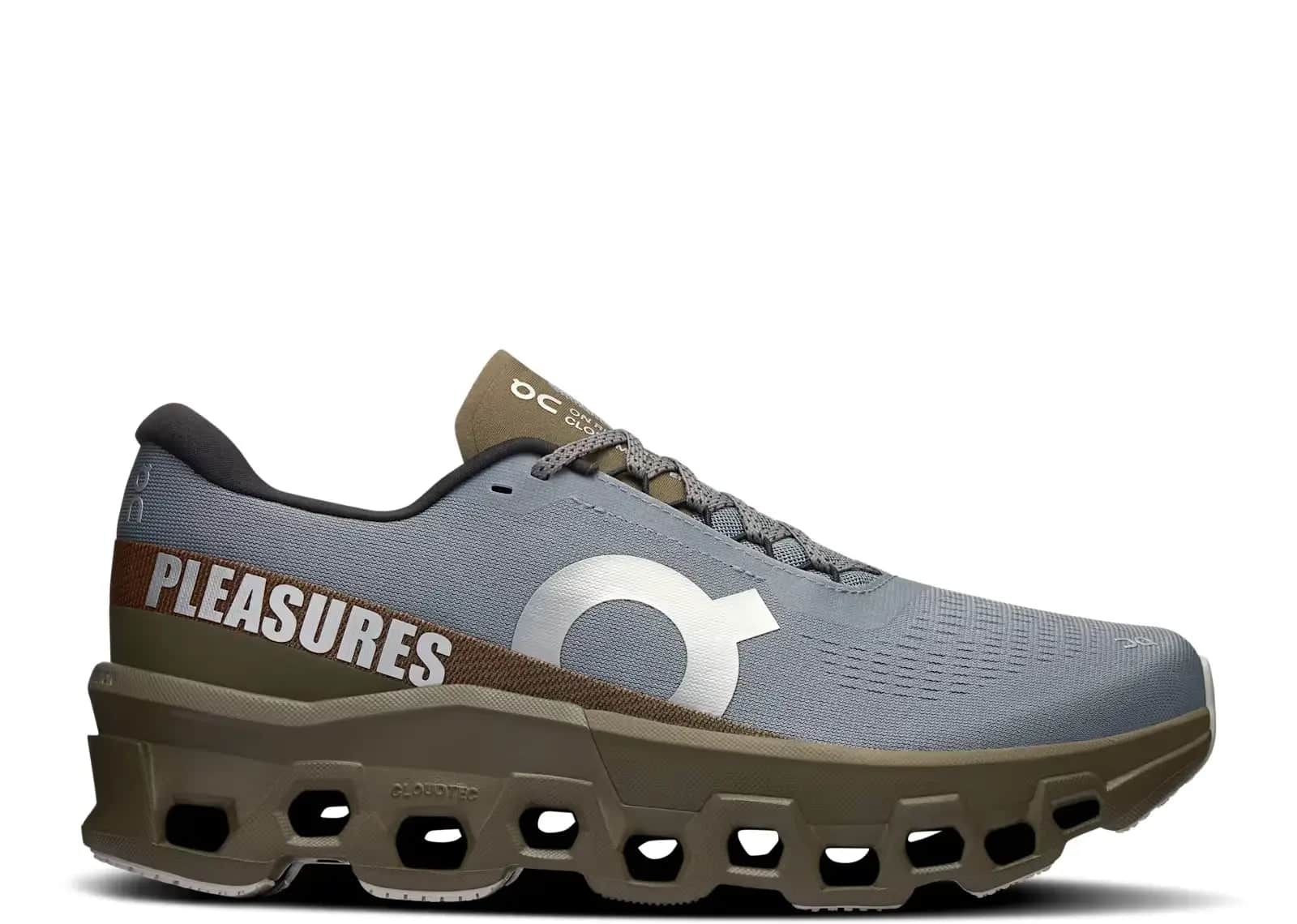 On Running Cloudmonster 2 Pleasures X The Loop Mist Olive