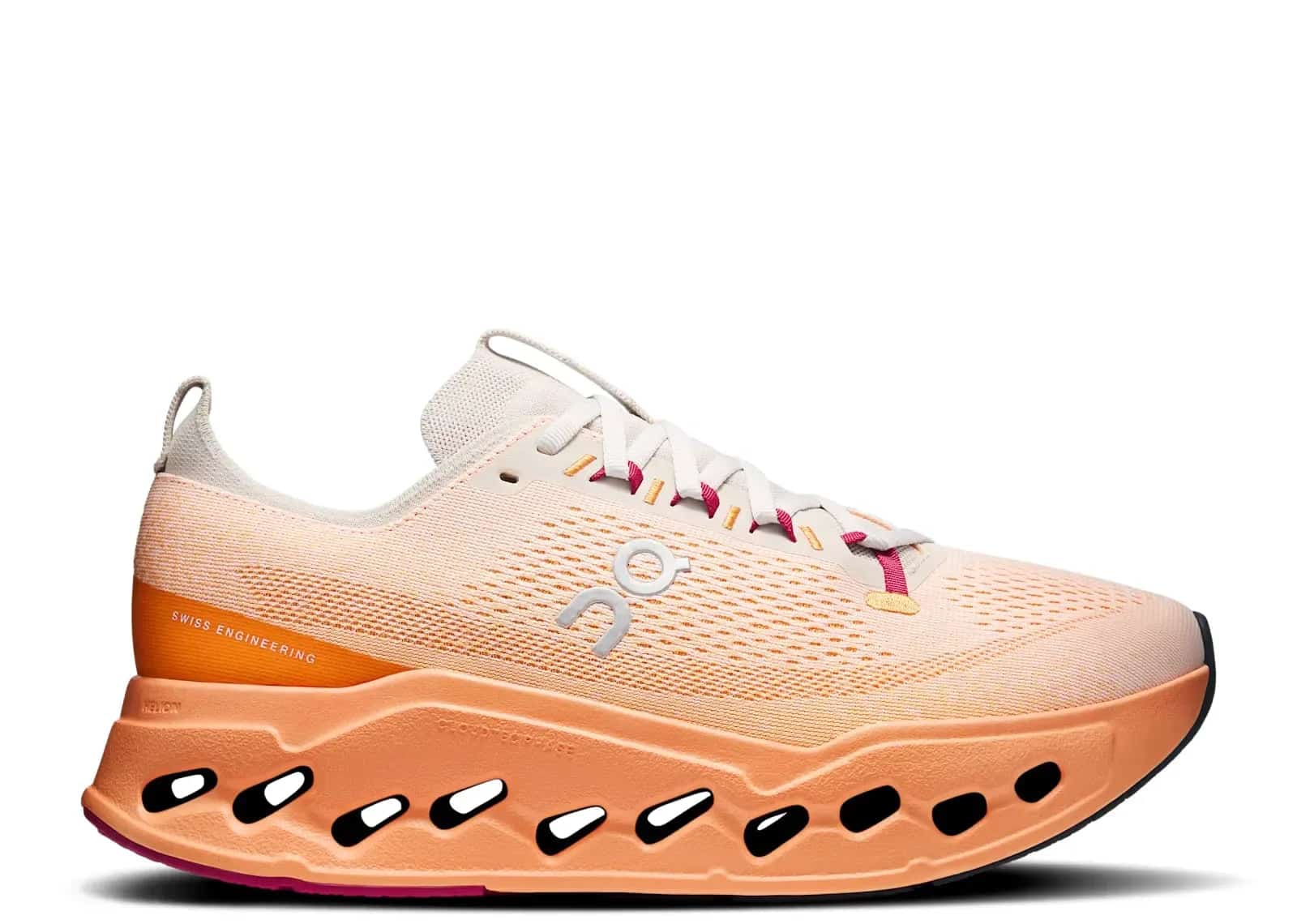 On Running Cloudsurfer Max Pearl Tangerine