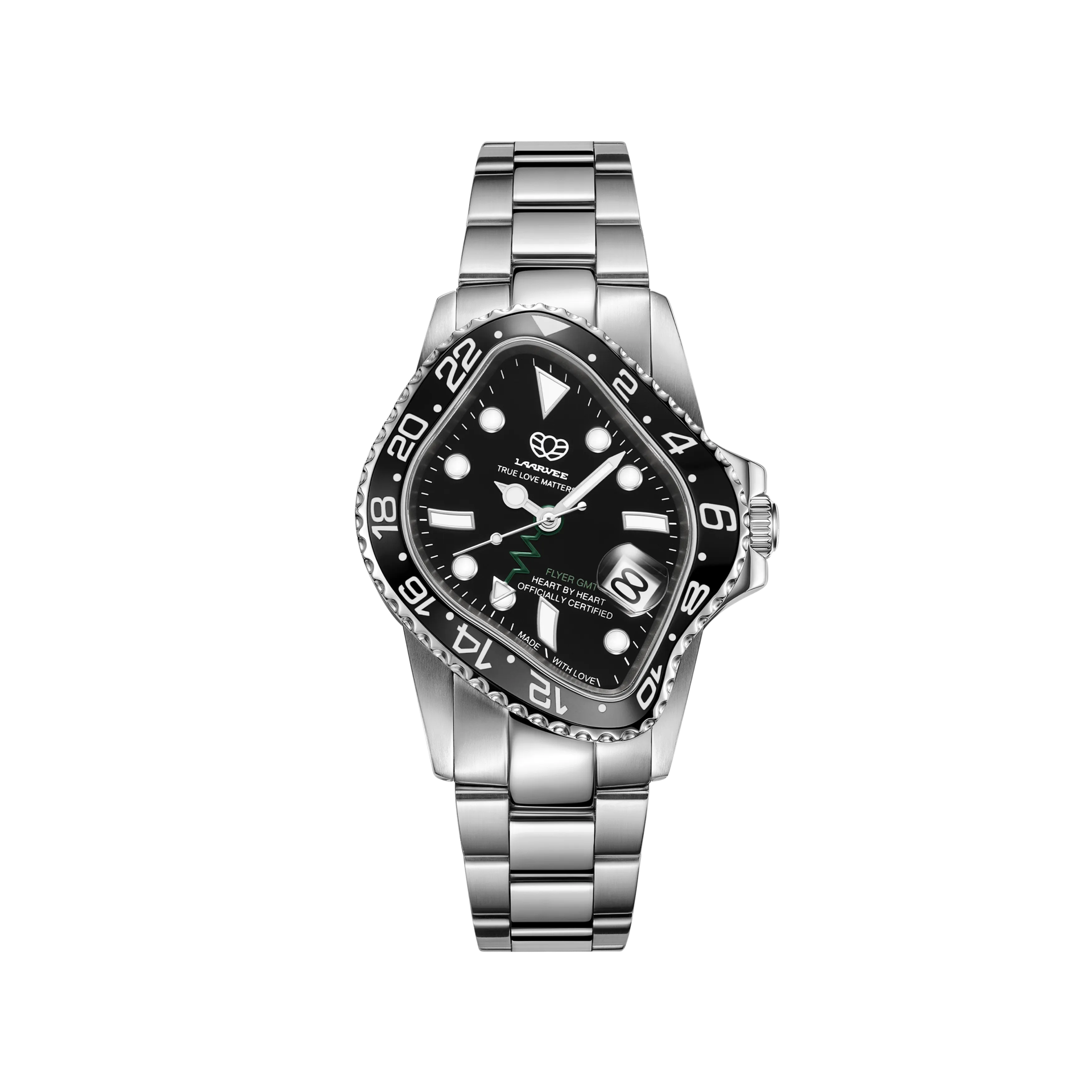 Laarvee Watch PEA001GMT-SBLK - Mind Türkiye