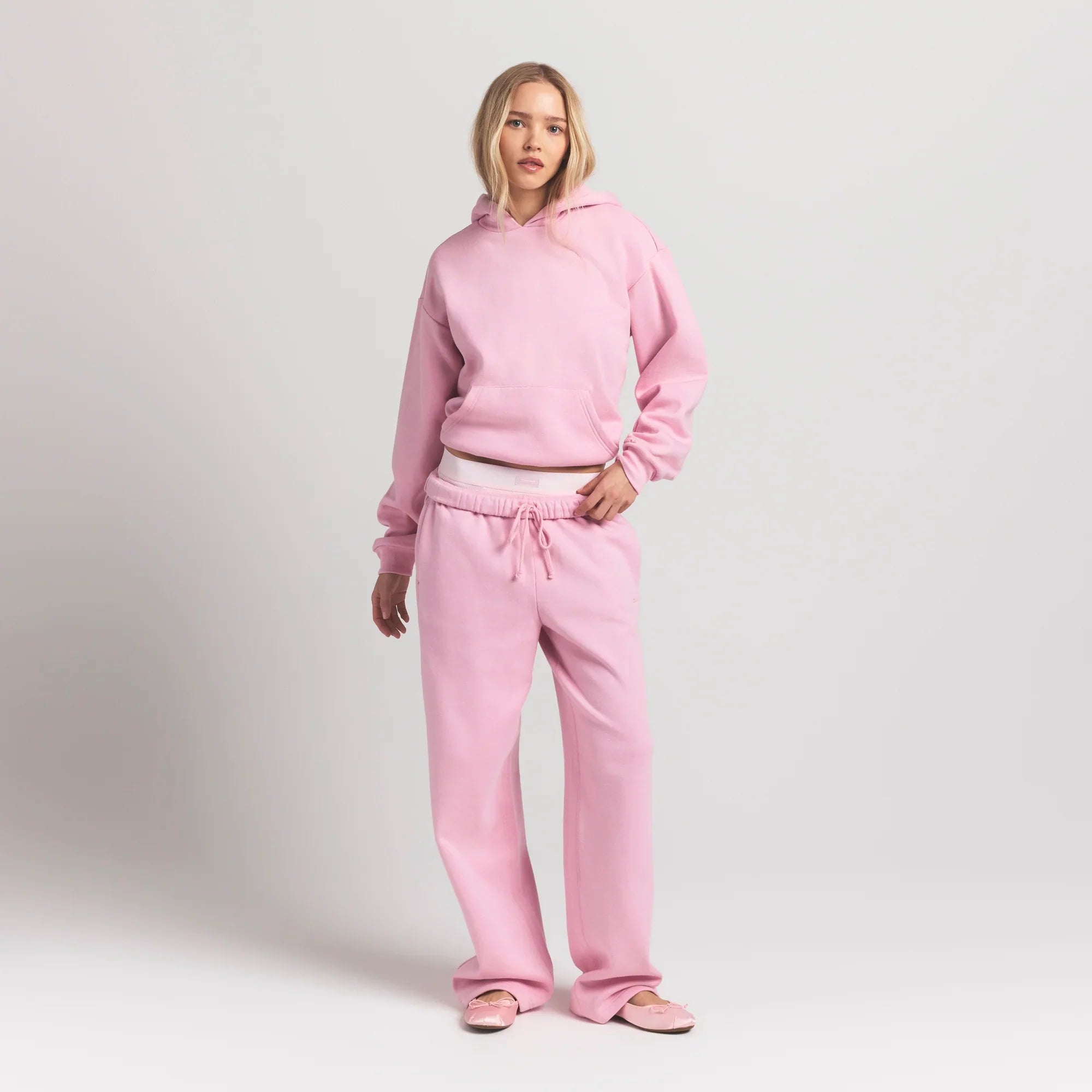 SKIMS COTTON FLEECE CLASSIC HOODIE | HALITE - Mind Türkiye