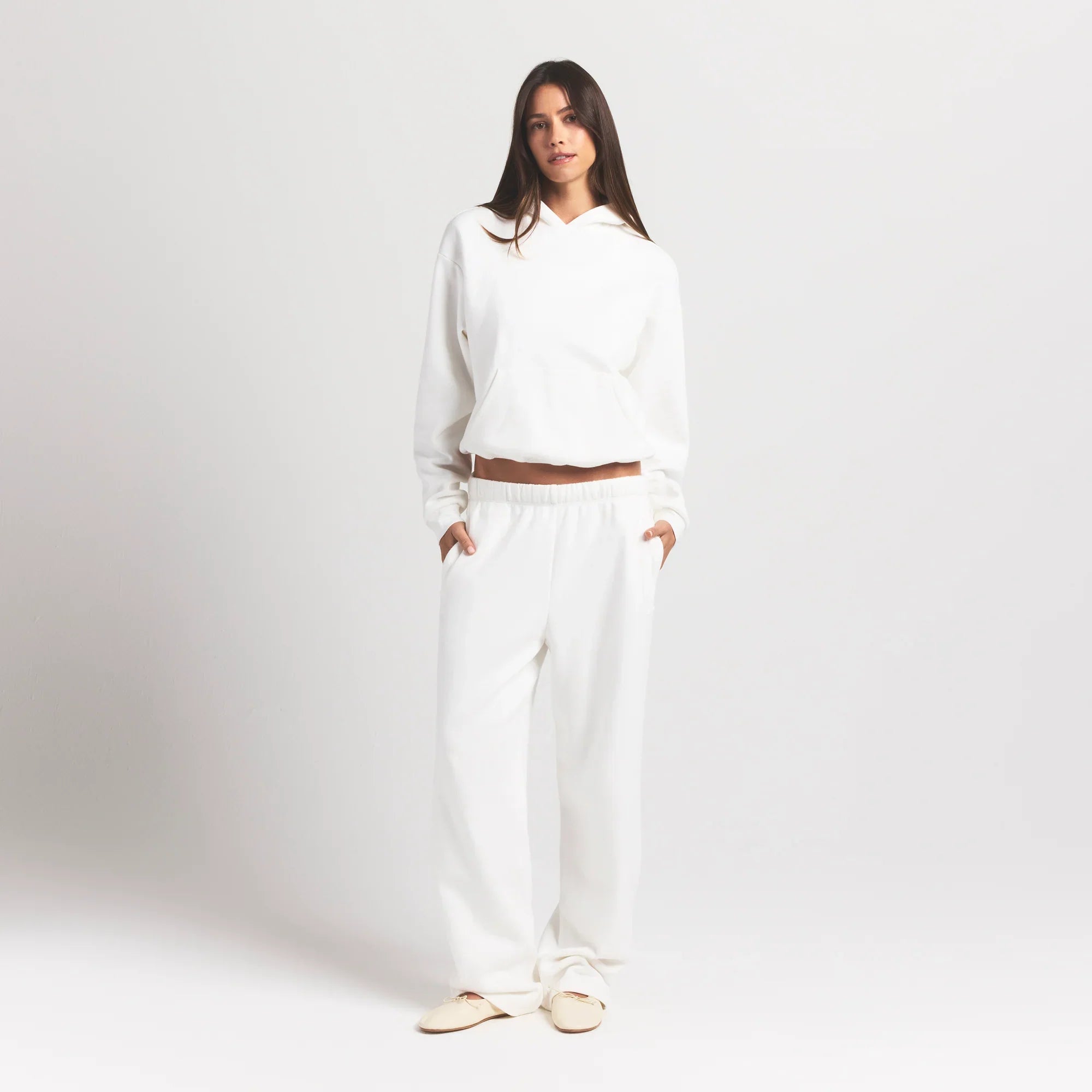 SKIMS COTTON FLEECE CLASSIC HOODIE | MARBLE - Mind Türkiye