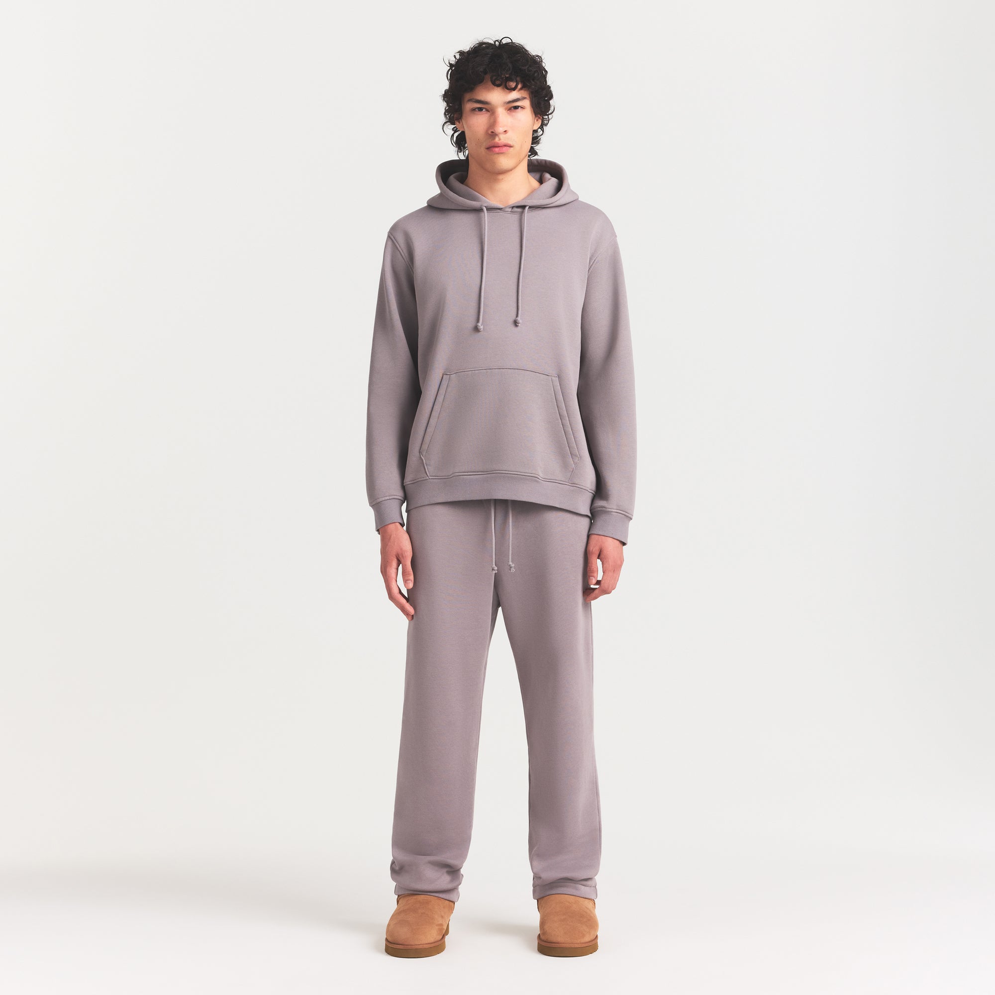 SKIMS FLEECE LOUNGE MENS CLASSIC HOODIE | SHADOW - Mind Türkiye