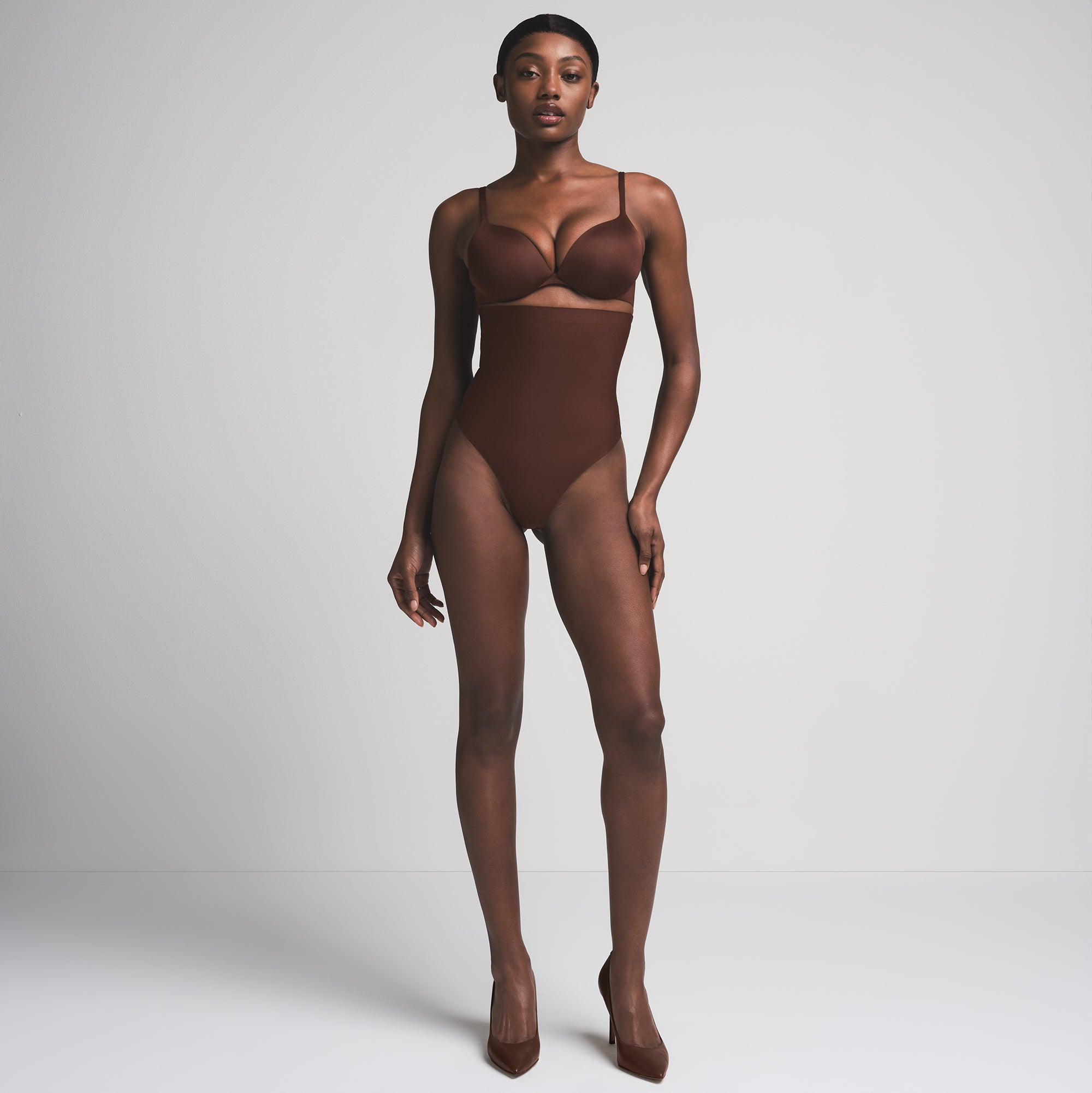 SKIMS BODY CORE SCULPT HIGH-WAISTED THONG | COCOA - Mind Türkiye