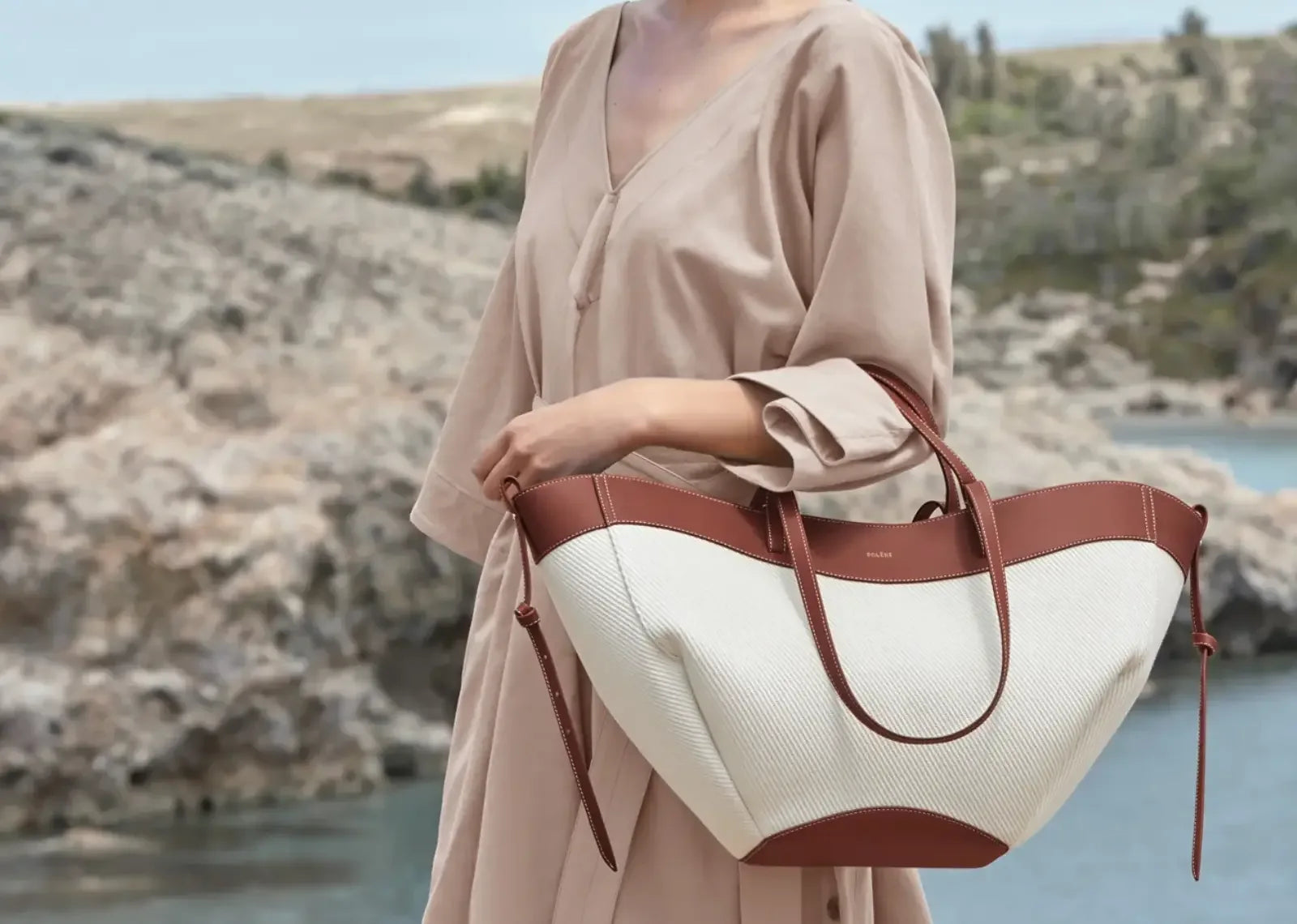 Polène Cyme Edition Cognac Canvas - Mind Türkiye