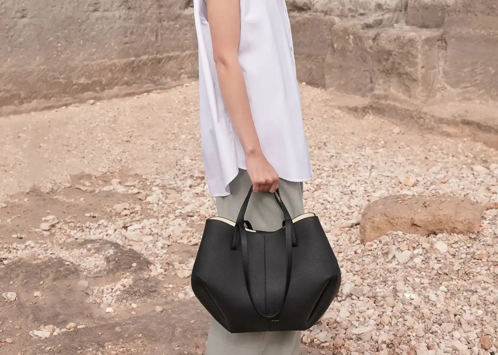 Polène Cyme Edition Textured Black - Mind Türkiye