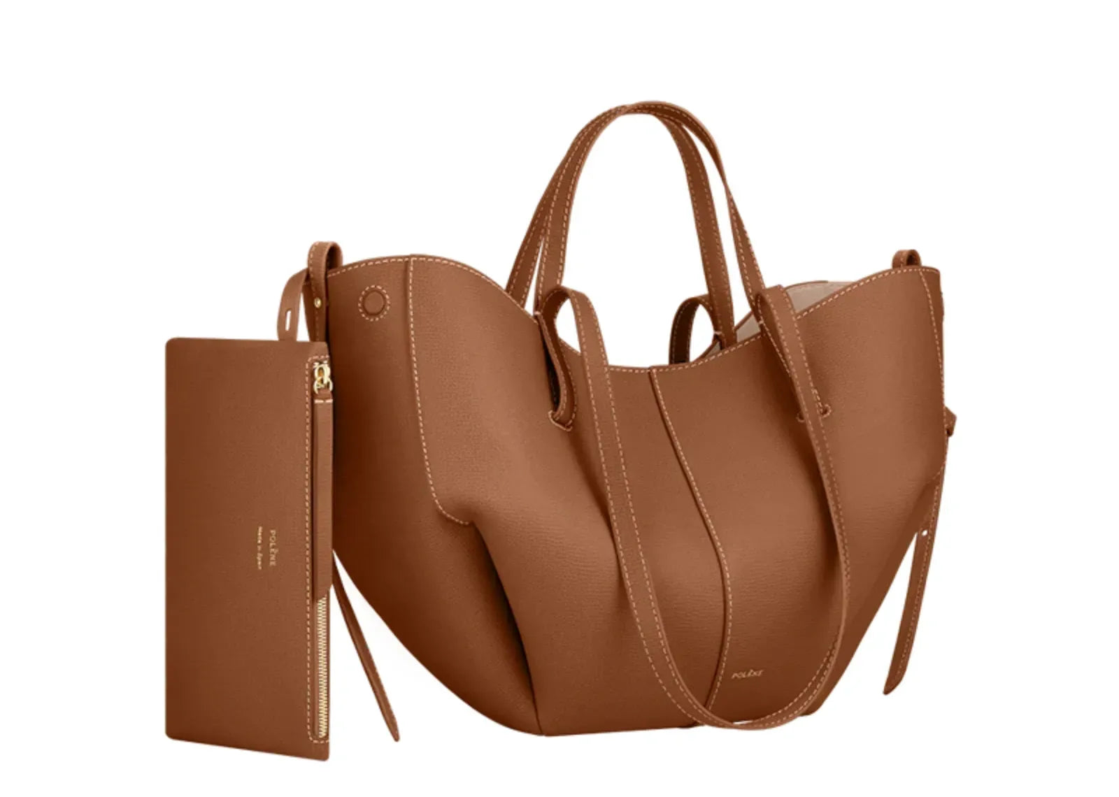 Polène Cyme Mini Edition Textured Camel - Mind Türkiye