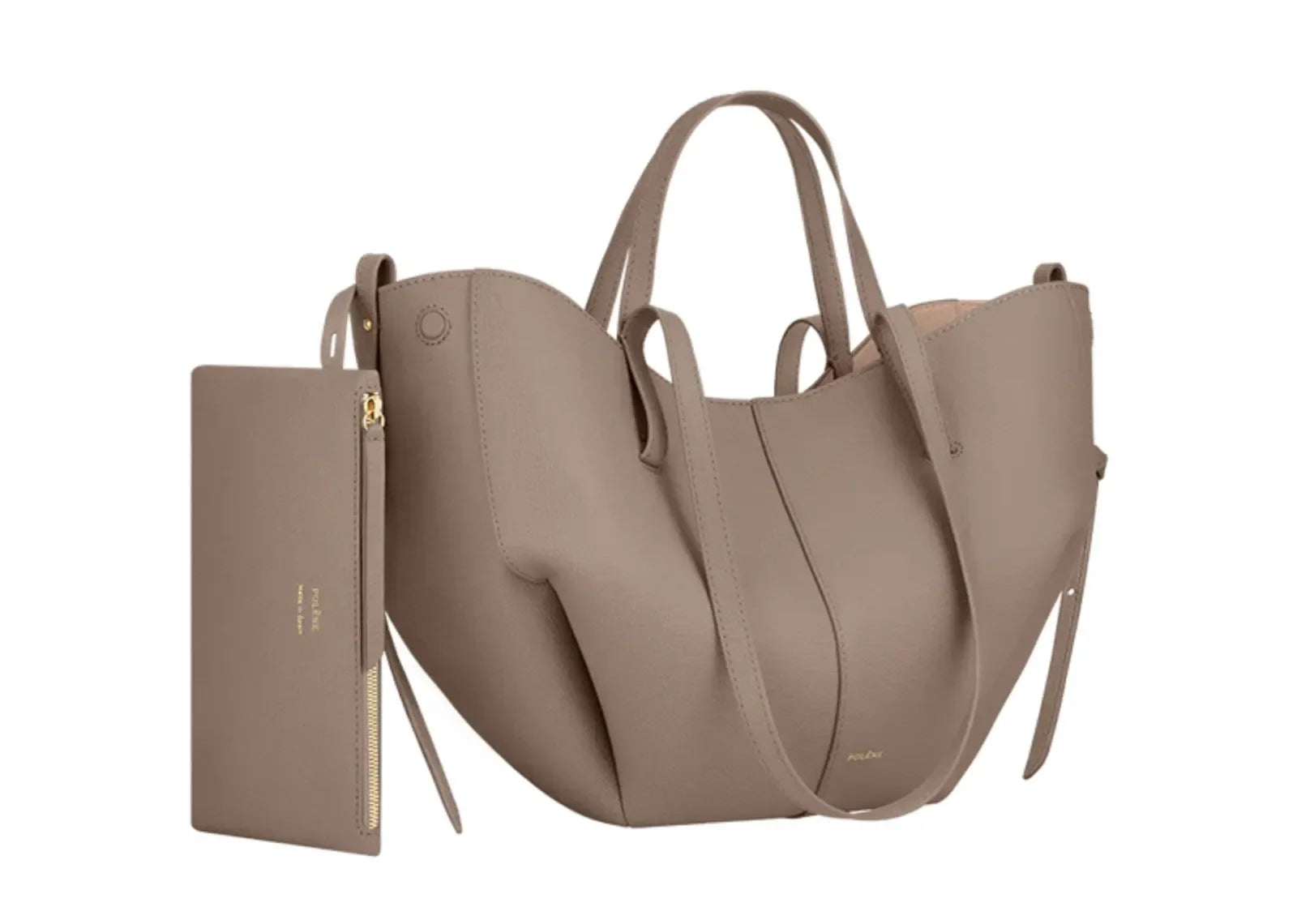 Polène Cyme Mini Edition Textured Taupe - Mind Türkiye