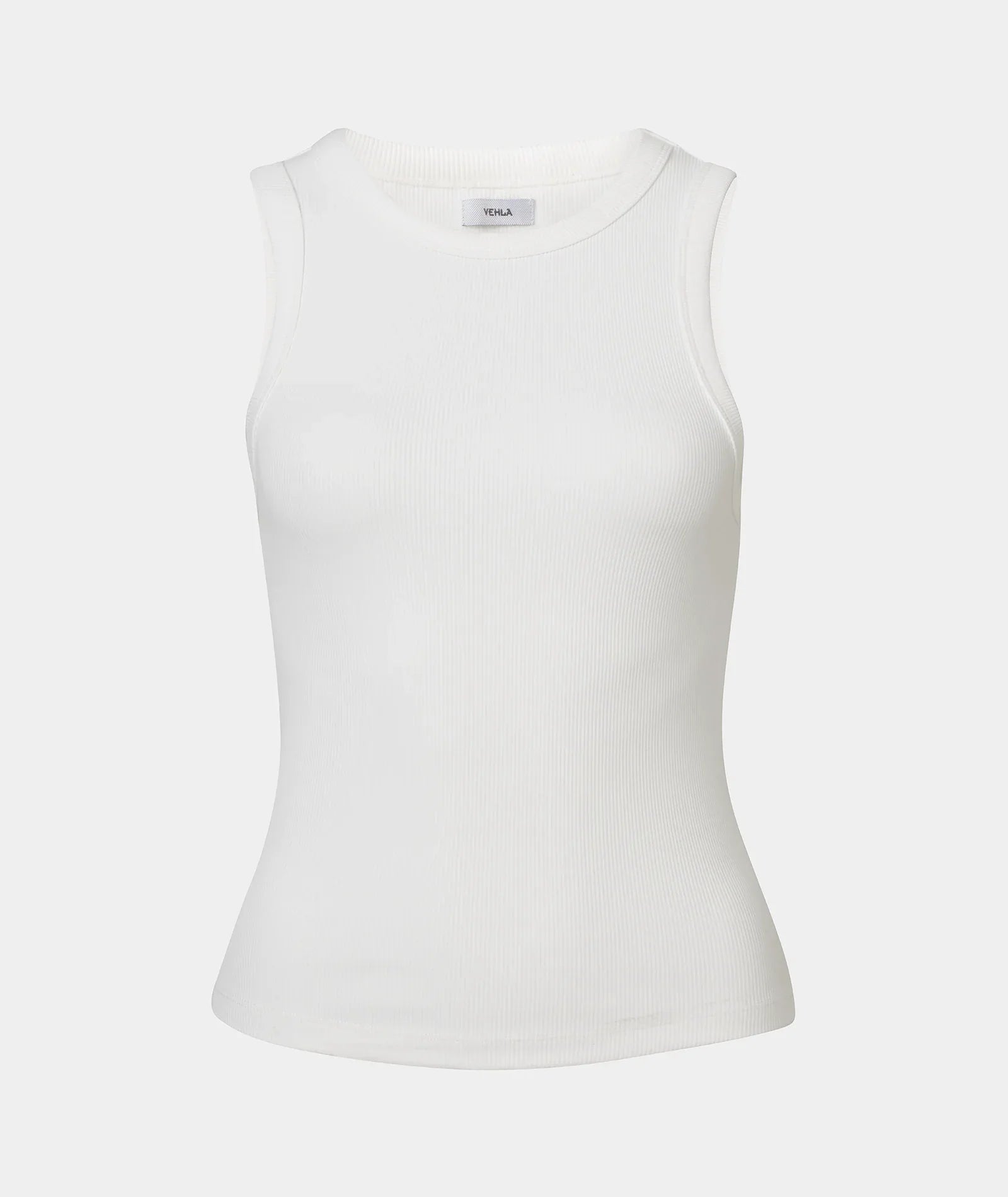 VEHLA RIBBED TANK – SNOW – Ribbed Atlet - Mind Türkiye